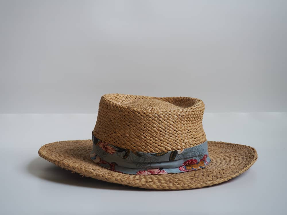 Brown chupalla straw hat 