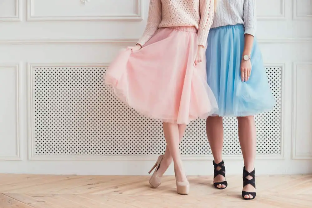 Skirts with pleats