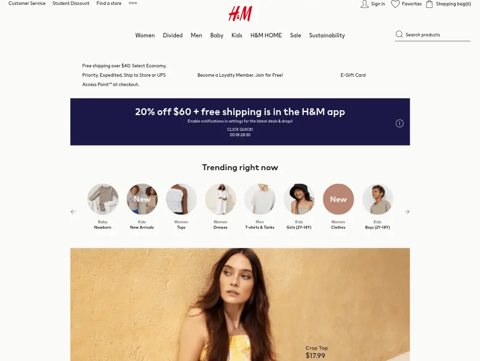 H&M Store Alternatives