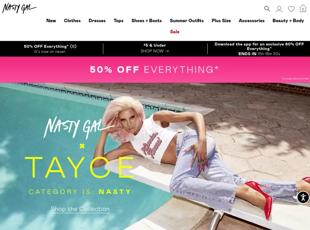 Nasty Gal Edgy Store