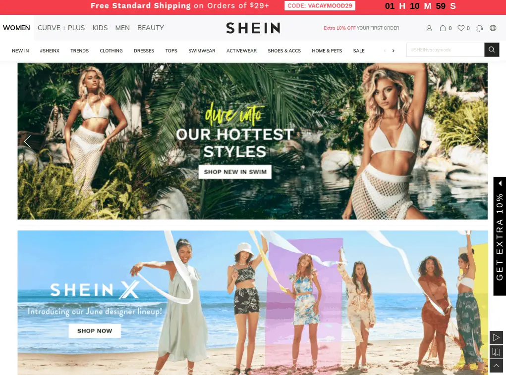 Shein Fashion Retail Store
