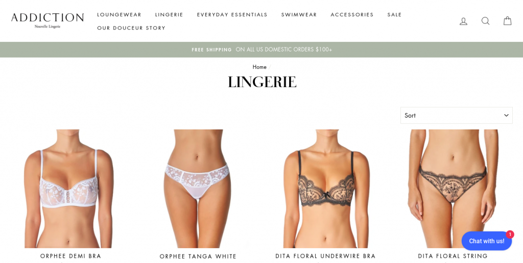 Addiction Nouvelle Lingerie - Sustainable Loungewear for Women