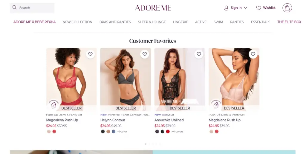 Adore Me - The New Face of Lingerie
