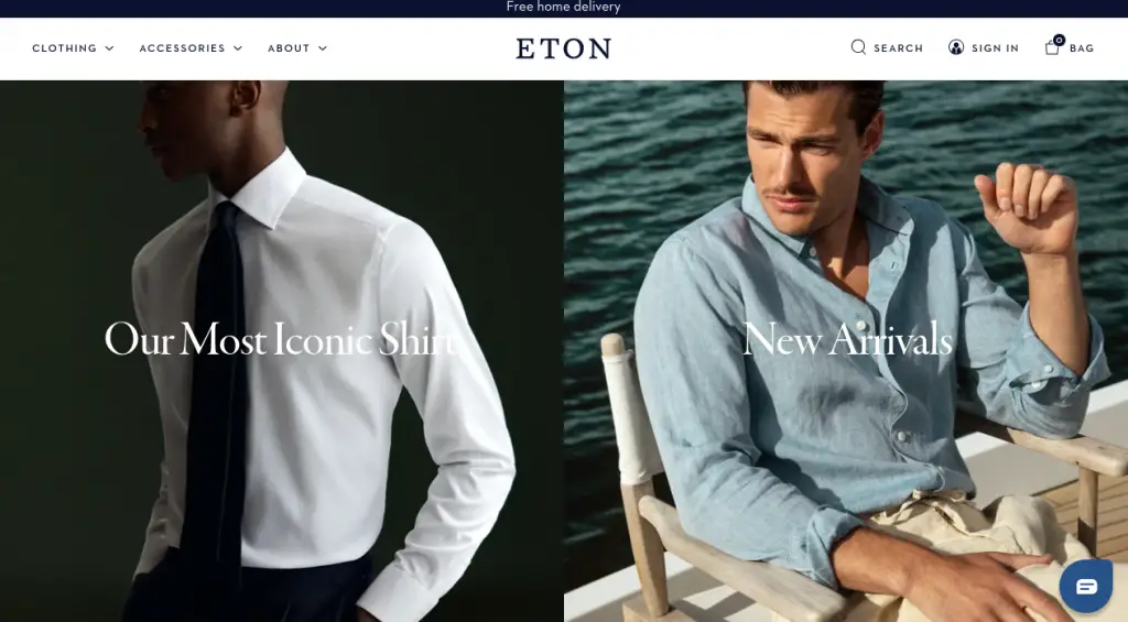 Eton - Swedish brand for Shirts and accessories