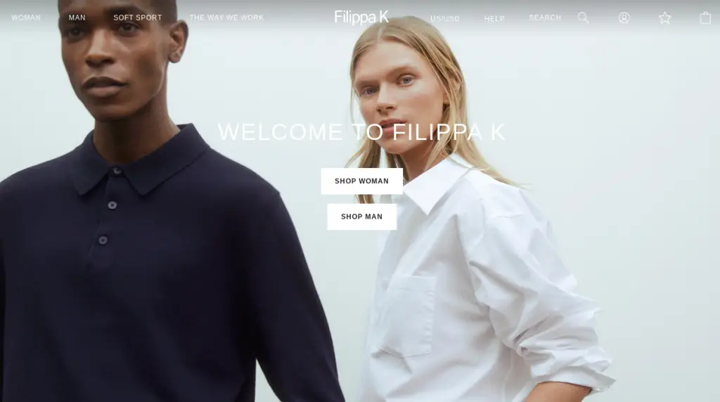 Filippa K is a Swedish sustainable fashion brand