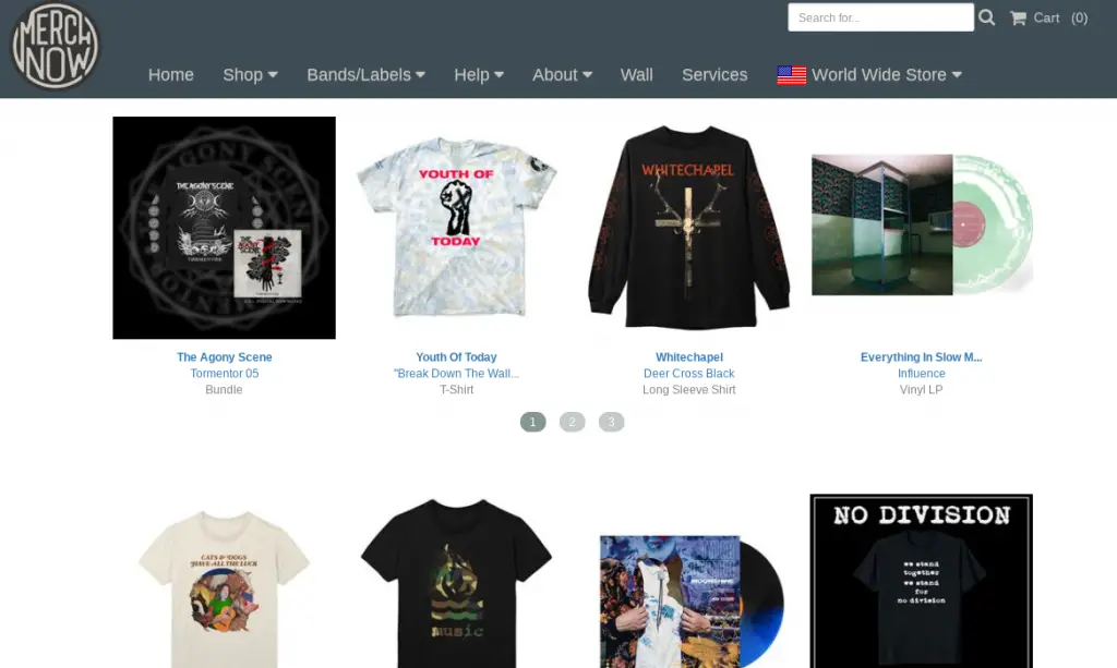 MerchNow - Your Favorite Band Merch, Music and More