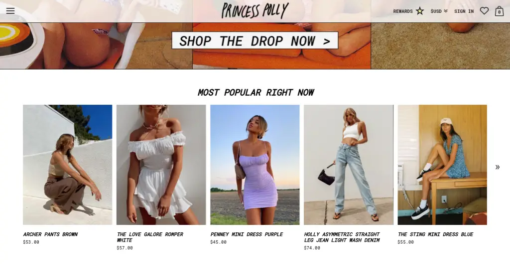 Princess Polly is Australia's best online fashion boutique