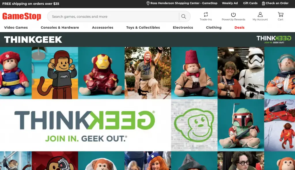 ThinkGeek - Shirts, Toys, Collectibles