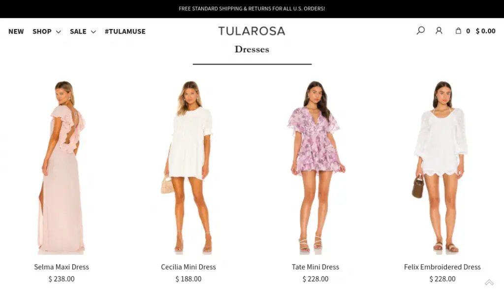 Tularosa - A refined vintage-inspired collection