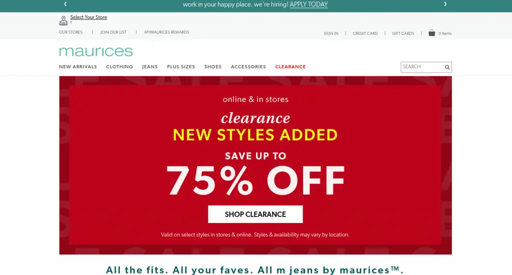 maurices - women's clothing from sizes 0-24, including jeans, tops, dresses and more
