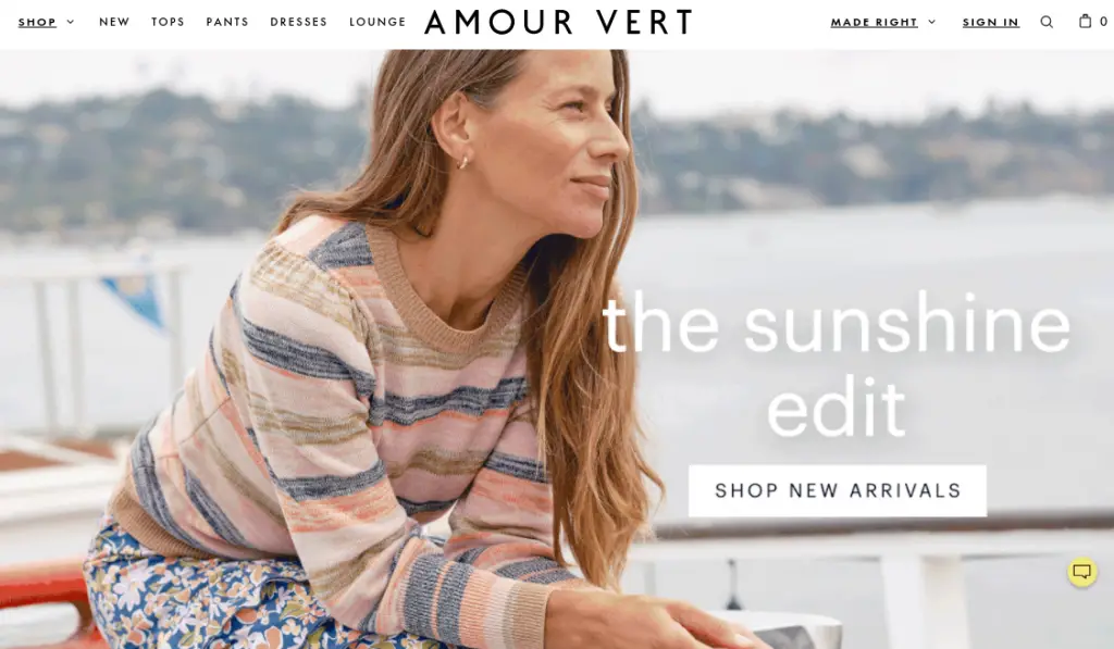 Amour Vert is a sustainable fashion brand
