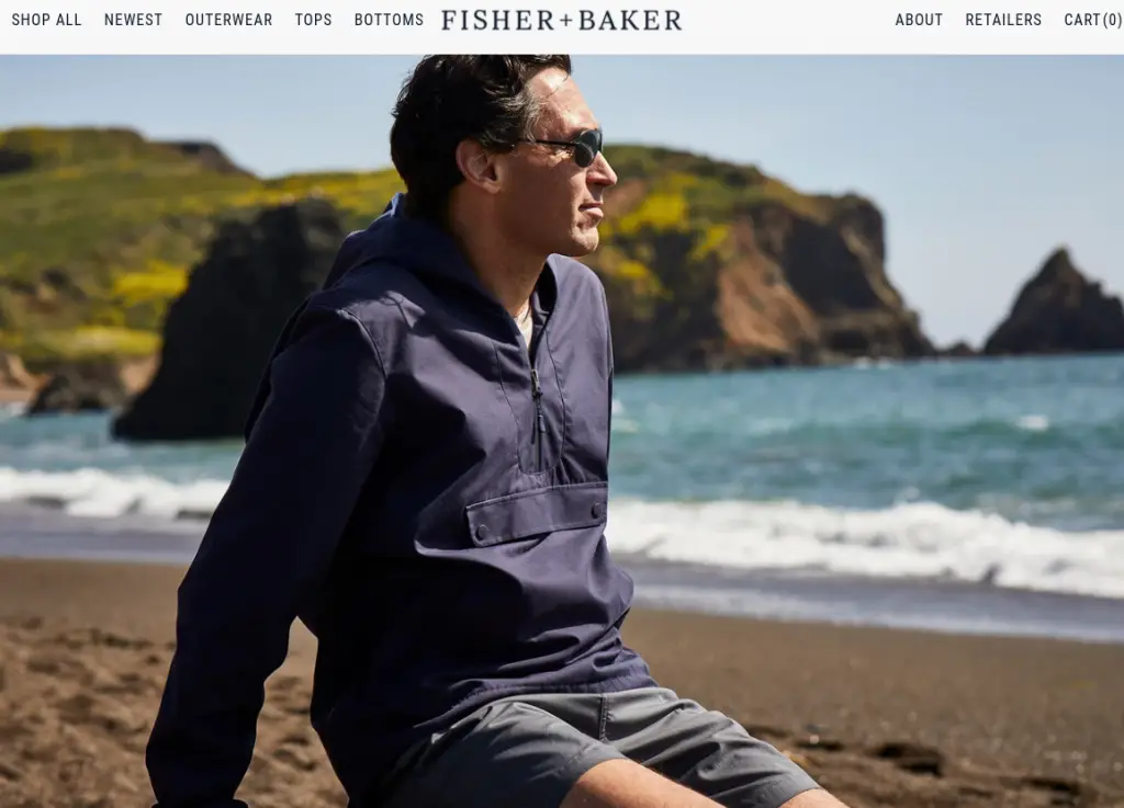 Fisher + Baker - functional lifestyle clothing that is timeless in style