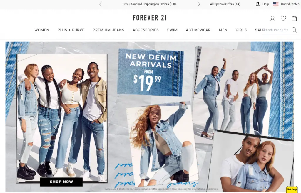 Forever 21 Fashion Brand