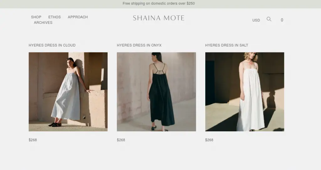 Shaina Mote - simple garments designed to live with us through every season.