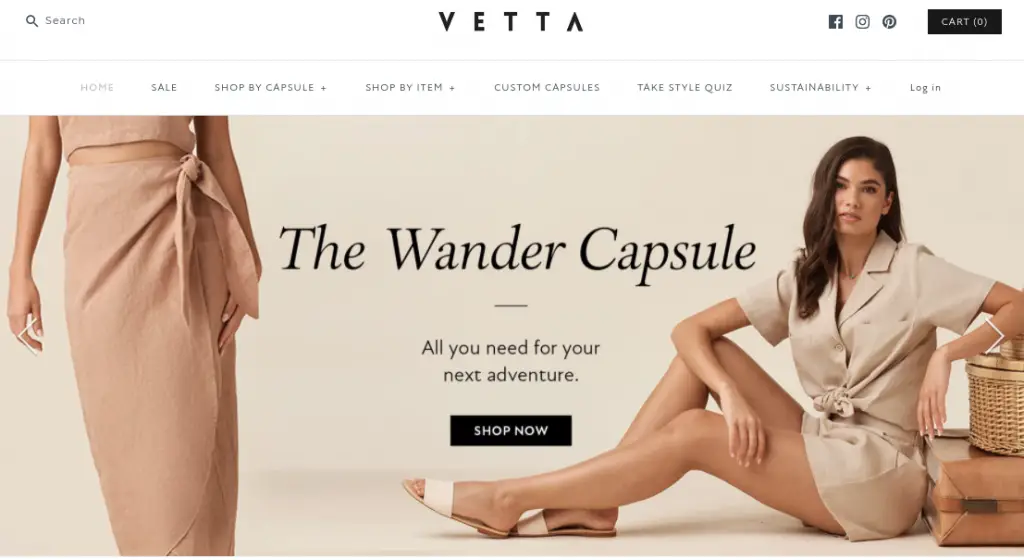 VETTA clothing in responsible factories, from sustainable fabrics