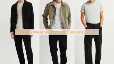 What to Wear with Black Corduroy Pants