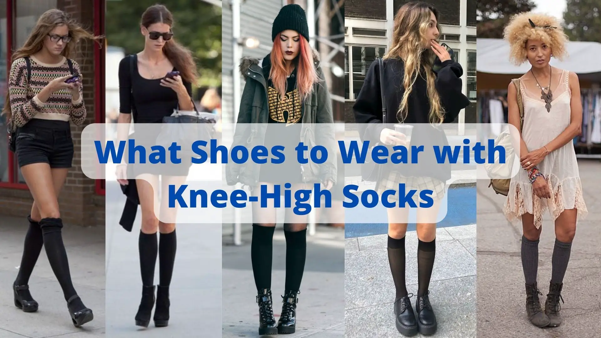 What Shoes to Wear with Knee-High Socks