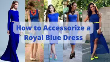 How to Accessorize a Royal Blue Dress