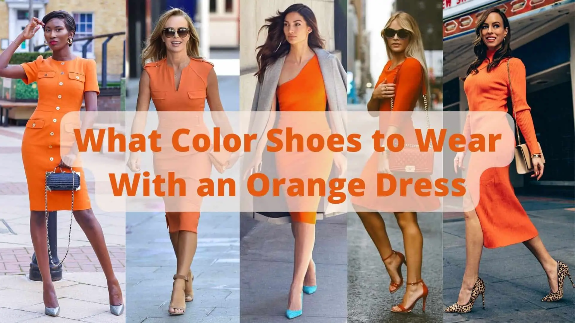 What Color Shoes to Wear with an Orange Dress