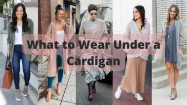 What to Wear Under a Cardigan
